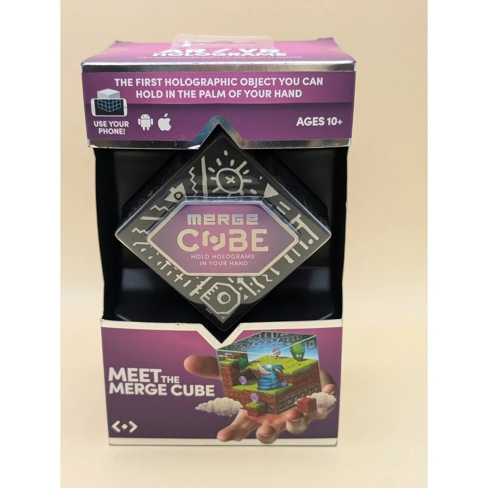 MERGE Cube - Hold Holograms in Your Hand with Award Winning AR Toy for Kids New